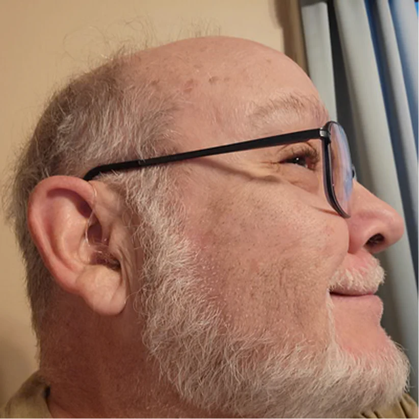 Audien hearing aids user 2